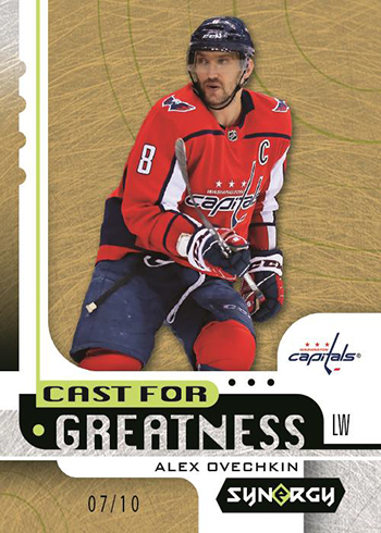 2019-20 Upper Deck Synergy Hockey Cast for Greatness Gold card