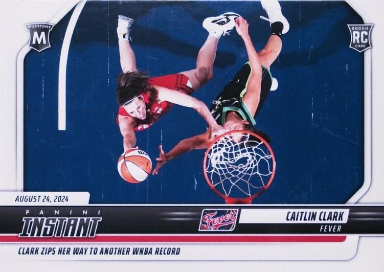 2024 Panini Instant Caitlin Clark WNBA Rookie Card #180 Serial Numbered #/6025
