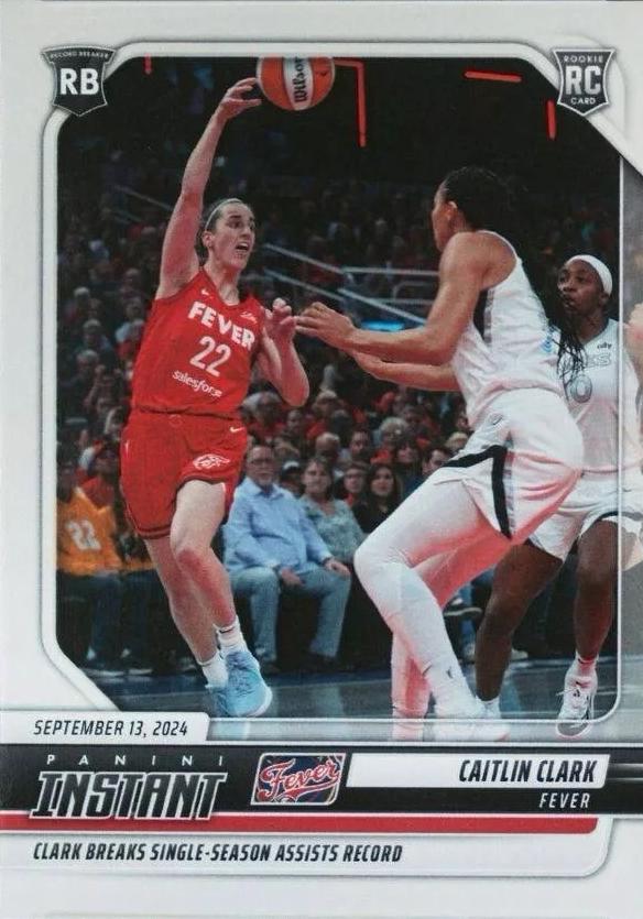 2024 Panini Instant Caitlin Clark WNBA Rookie Card #213 Serial Numbered #/11704