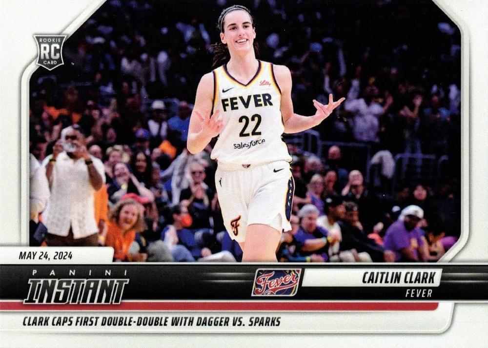 2024 Panini Instant Caitlin Clark WNBA Rookie Card #28 Serial Numbered #/2597